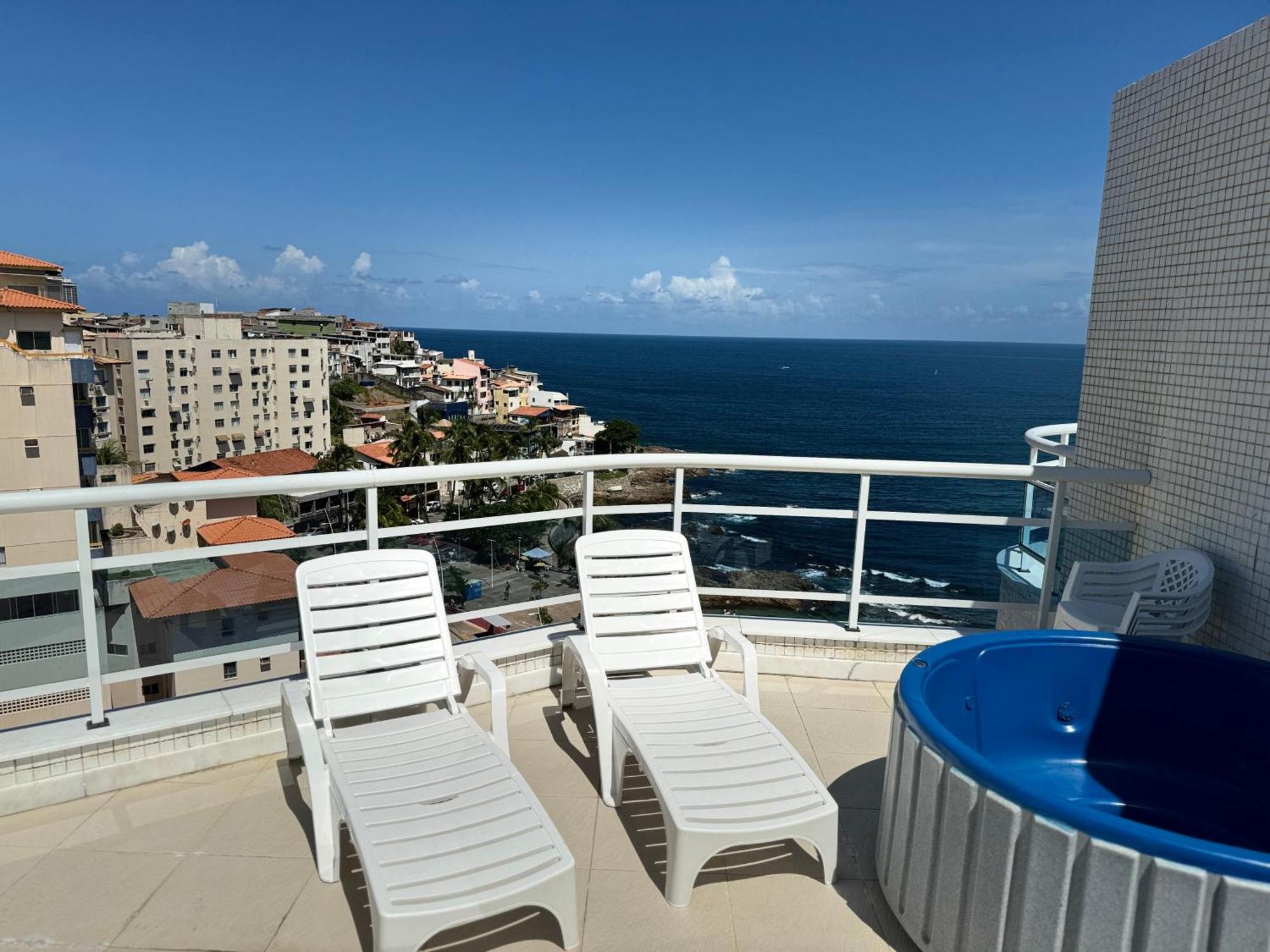 Apartamento Cobertura Duplex Com Vista Mar! Salvador de Bahía Exterior foto