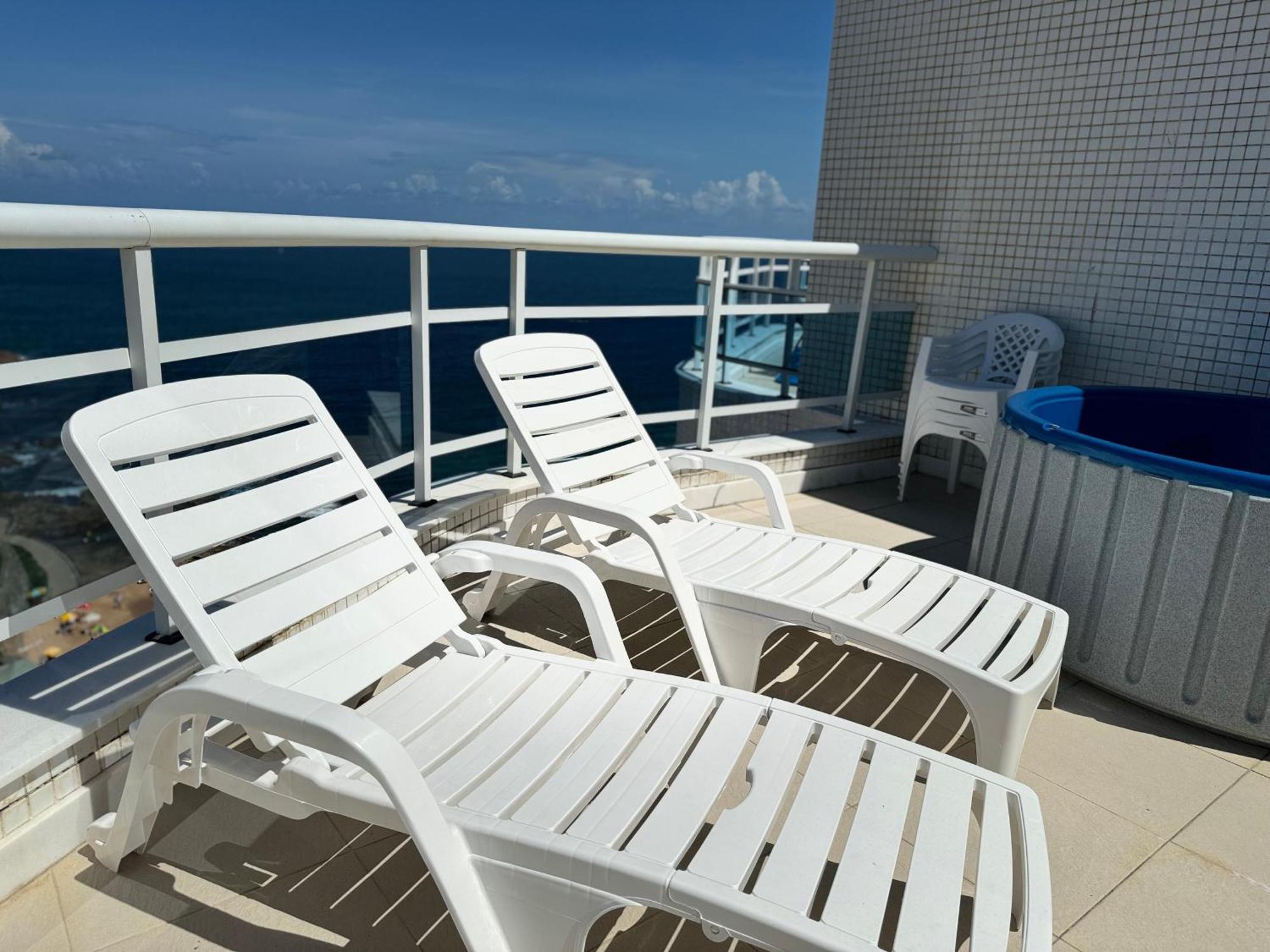 Apartamento Cobertura Duplex Com Vista Mar! Salvador de Bahía Exterior foto
