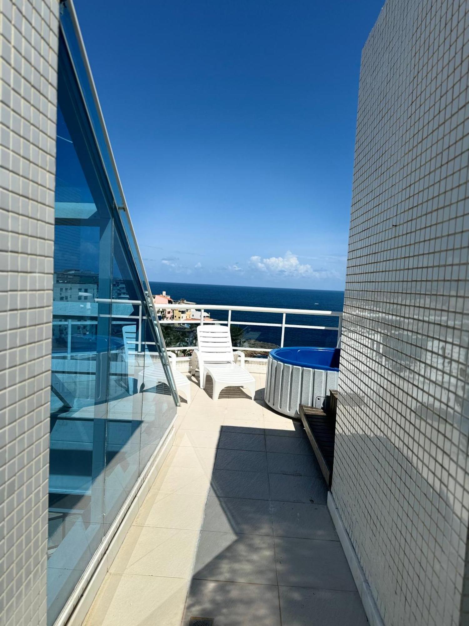Apartamento Cobertura Duplex Com Vista Mar! Salvador de Bahía Exterior foto