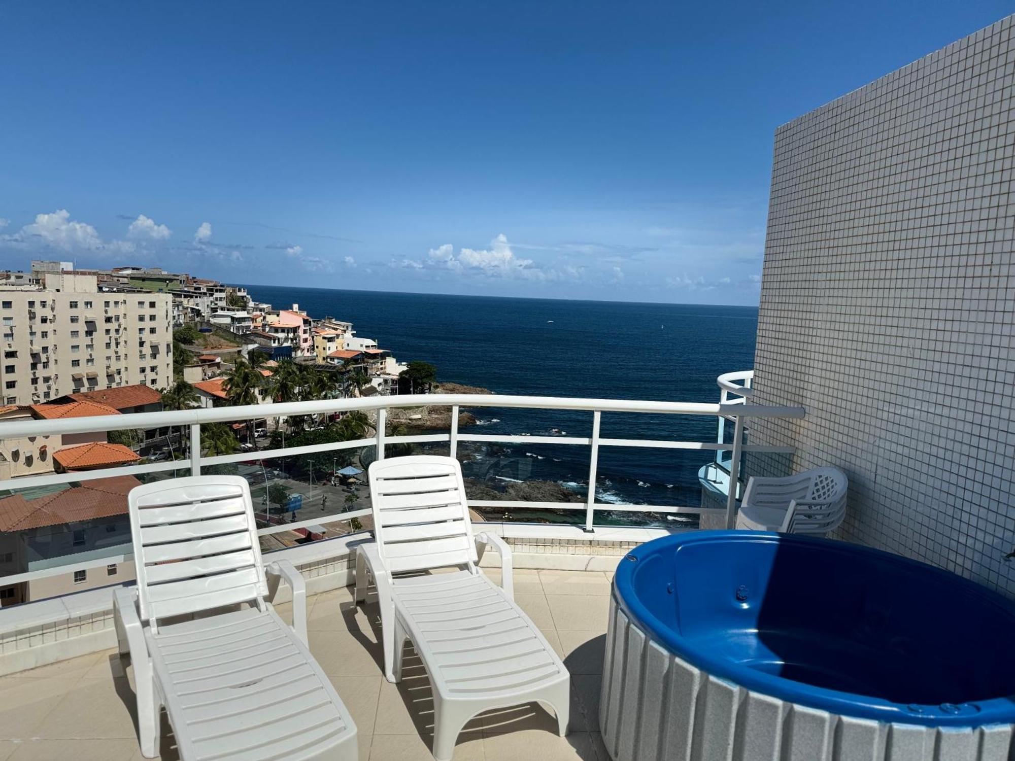 Apartamento Cobertura Duplex Com Vista Mar! Salvador de Bahía Exterior foto