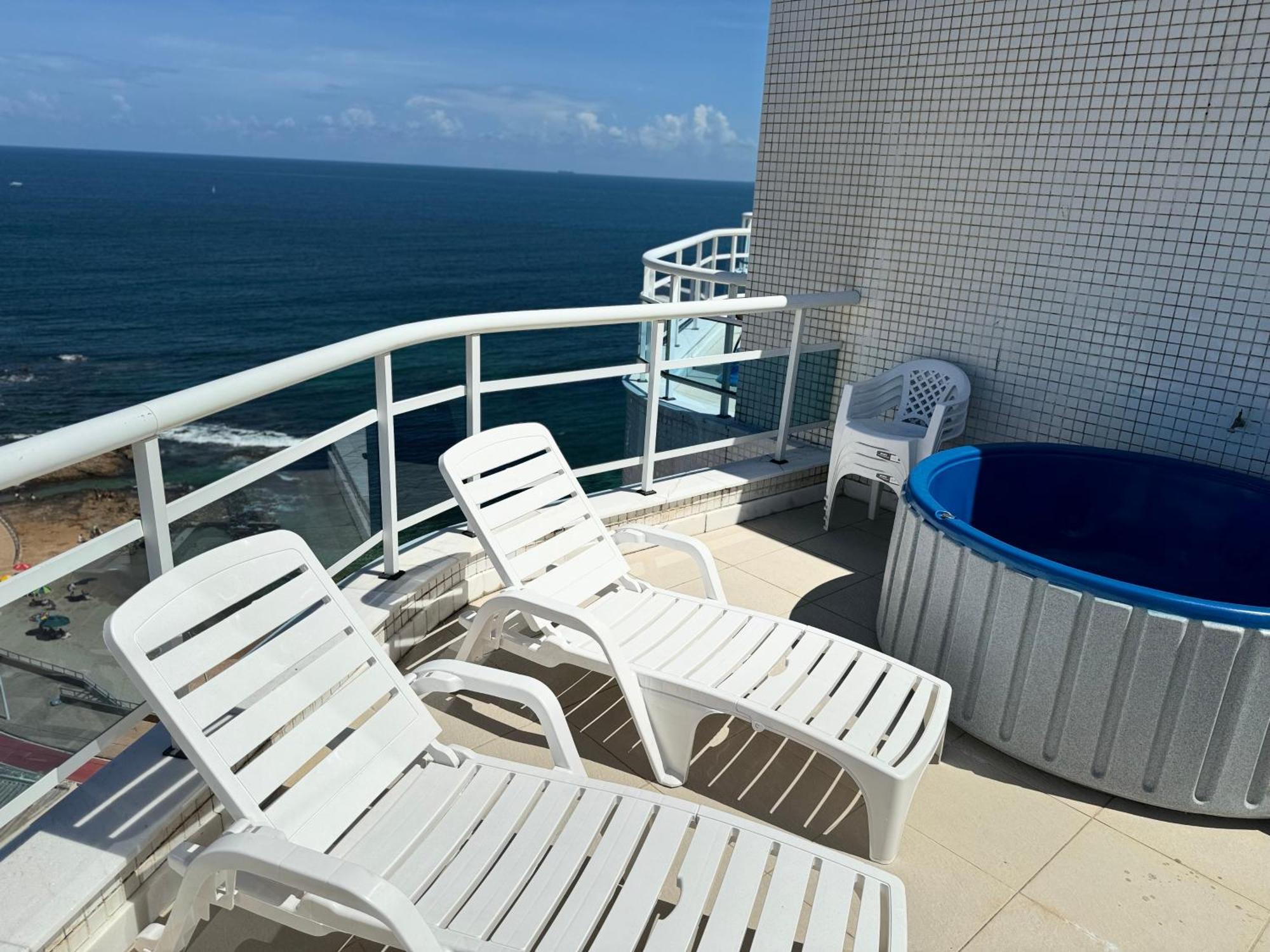 Apartamento Cobertura Duplex Com Vista Mar! Salvador de Bahía Exterior foto